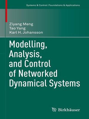 cover image of Modelling, Analysis, and Control of Networked Dynamical Systems